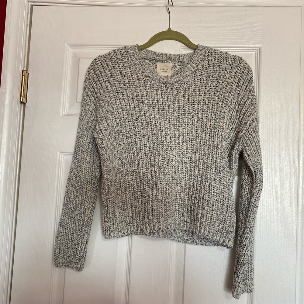Francescas blue knit sweater
